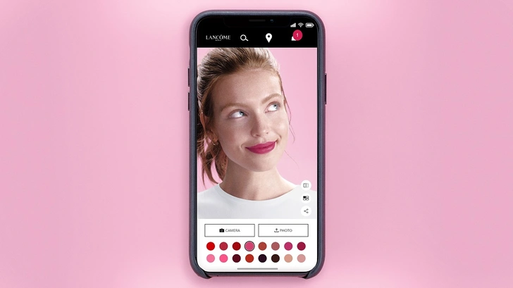 Lancome запустил интерактивный сервис виртуальной примерки макияжа для любительниц онлайн-шопинга