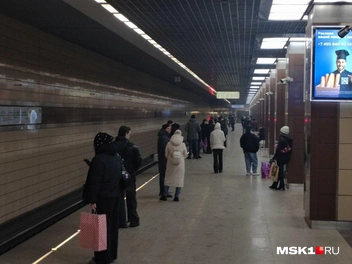 Обстановка в метро в новогоднюю ночь | Источник: Михаил Мечев / MSK1.RU
