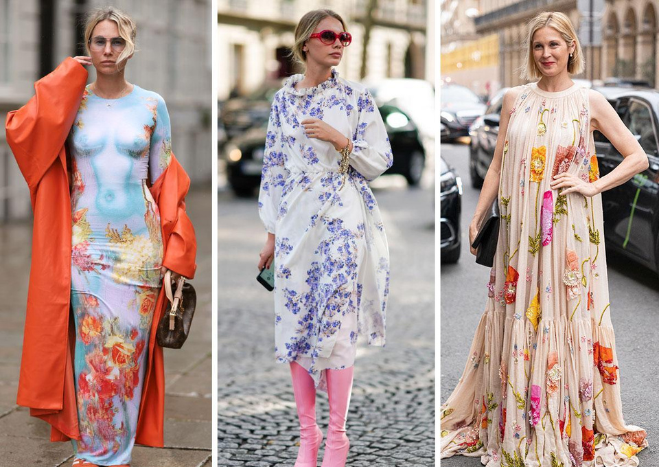 Покорите всех: самые модные цветочные платья на лето 2024