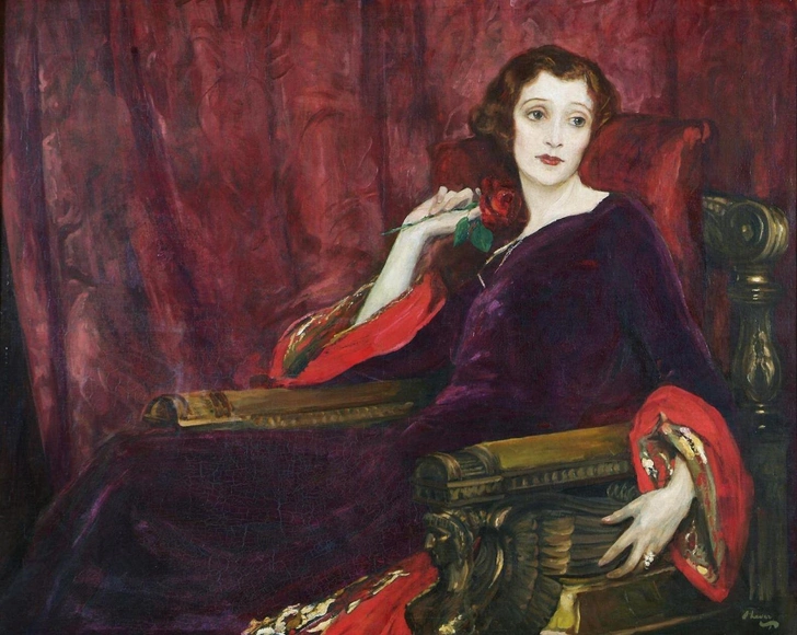 Джон Лавери. «Красная роза». 1923 | Источник: Circle Archive via Legion Media