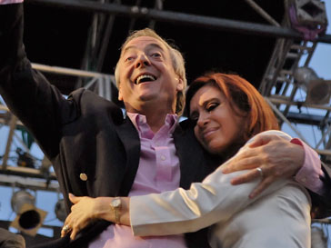 Нестор Киршнер (Néstor Kirchner) и Кристина Фернандес де Киршнер (Cristina Fernández de Kirchner)