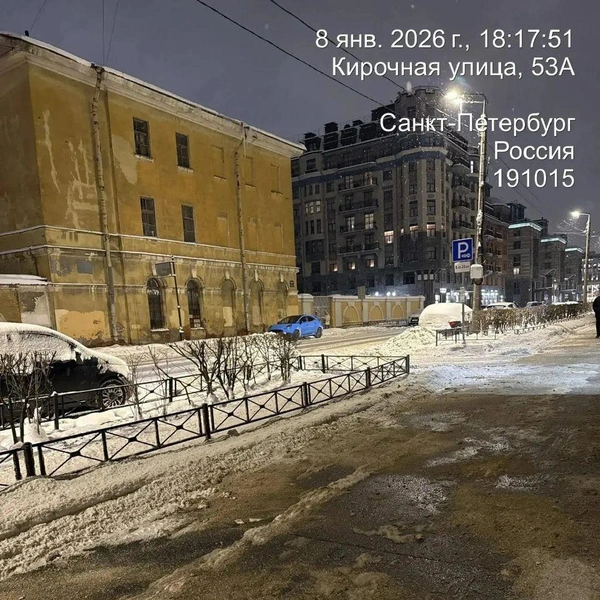 Кирочную убрали, Лермонтовский — в процессе. Что натворила «Фонтанка» на заснеженных улицах | Источник: комитет по благоустройству