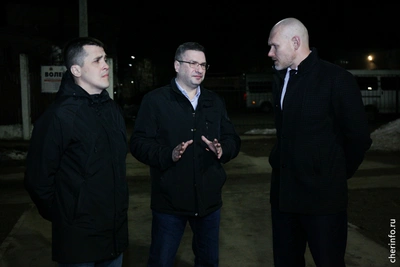 В Череповце появился первый переход с проекционной разметкой