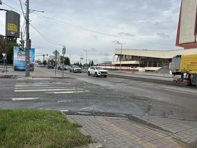 В Липецке ремонтируют улицу Гагарина | Источник: lipetskcity.ru