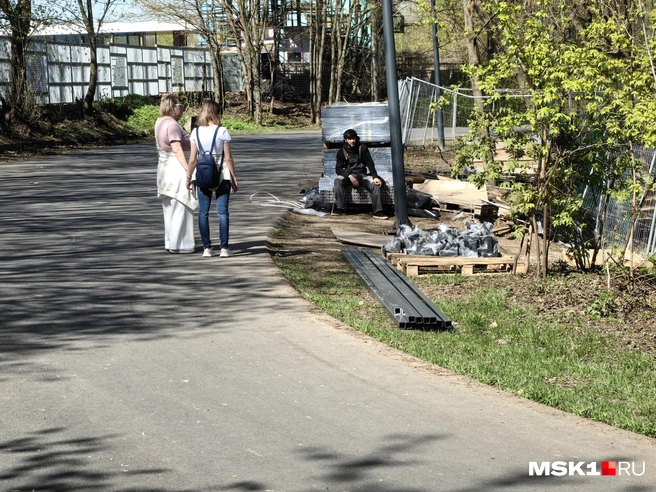 Благоустройство крупного парка в Крылатском районе | Источник: Дмитрий Бондарев / MSK1.RU