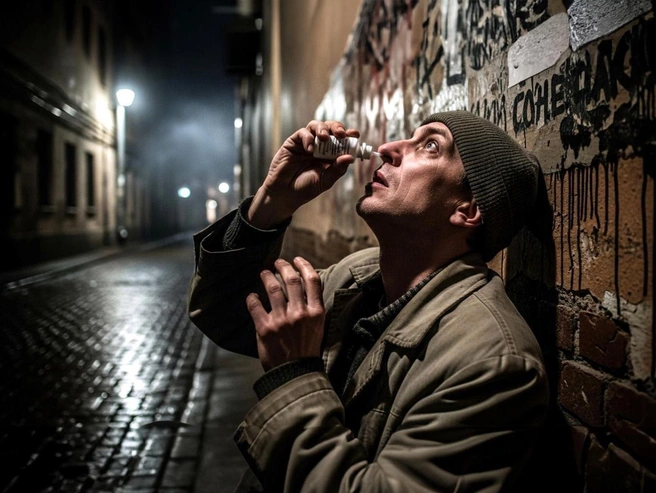 Зависимость от капель сравнима с наркотической, делая нормальное дыхание невозможным без них | Источник: Юрий Скулыбердин