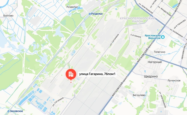 Вероятно, где-то в этом месте будет новое кладбище | Источник: Яндекс-карты