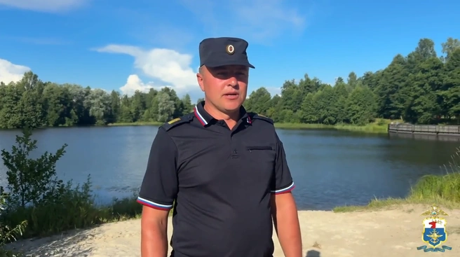 Полицейский спас двух детей от гибели на воде | Источник: Транспортная полиция ПФО