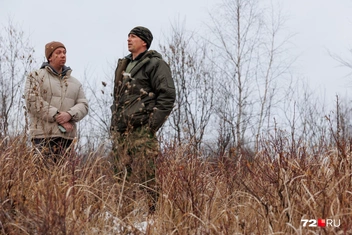 По словам Сергея Сердюкова, мы стоим прямо на месте взрыва | Источник: Ирина Шарова / 72.RU