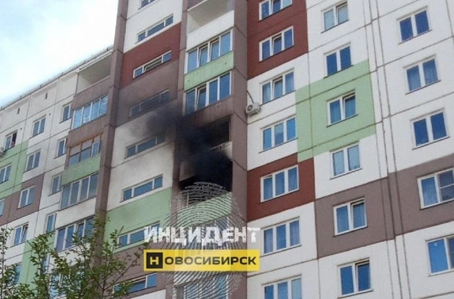 Пострадавших нет | Источник: «Инцидент Новосибирск» во «ВКонтакте»