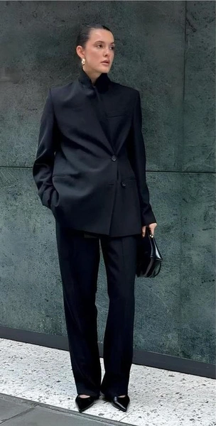 Брючный костюм снова в моде