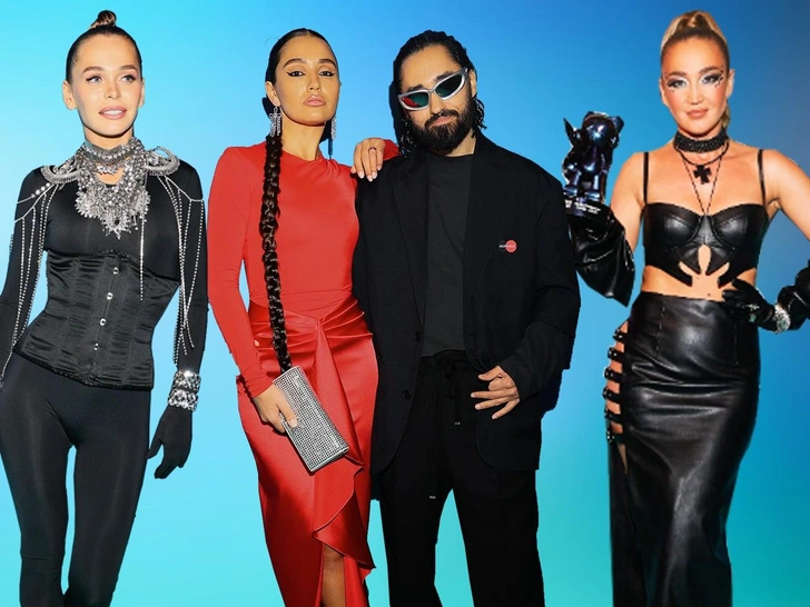 Яркие наряды премии «Жара Media Awards»: золото, перья и дерзкие акценты | woman.ru