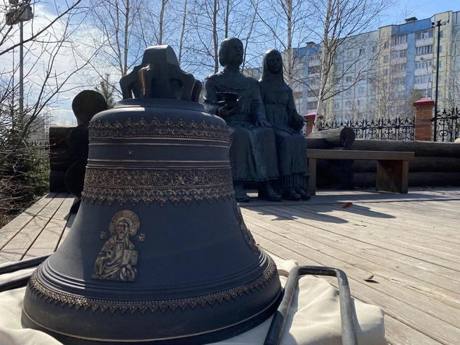 Колокол отлит из бронзы на Ярославском колокольном заводе | Источник: администрация Сургута