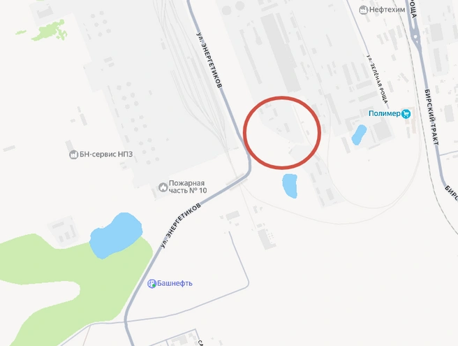 Место разработки | Источник: yandex.ru/maps