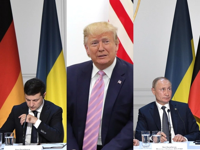 В Кремле ответили на критику Трампа в адрес Путина из-за ударов по Украине | Источник: коллаж фотографий с kremlin.ru