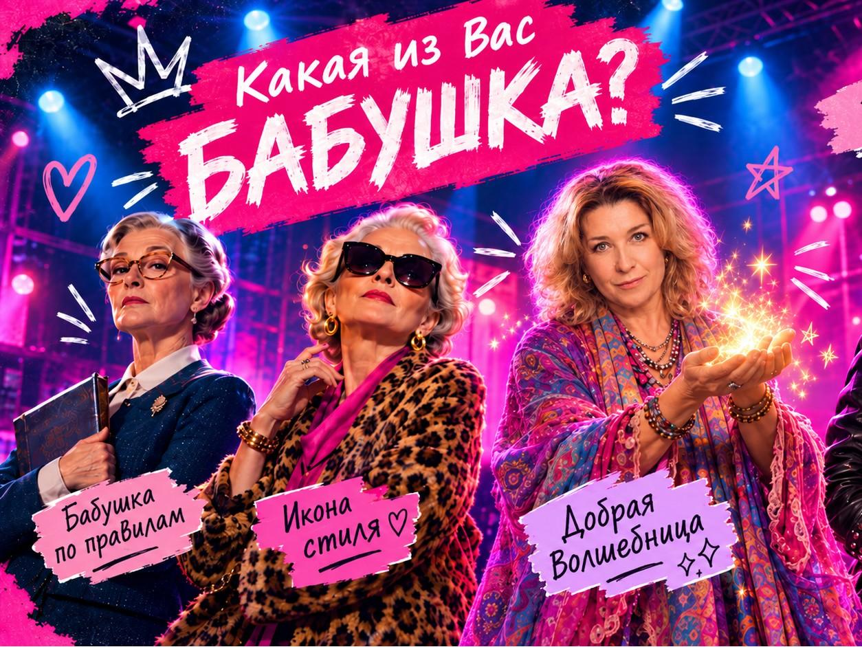 Тест: Какая из вас бабушка?