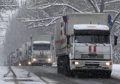 Россия в 16-й раз направила гумконвой на Донбасс | ya62.ru