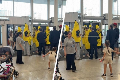 Подростки-бананы устроили забег в ТРЦ Красноярска