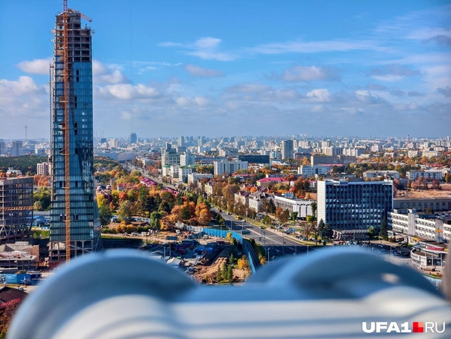 Виды с крыши тоже прекрасные | Источник: Булат Салихов / UFA1.RU