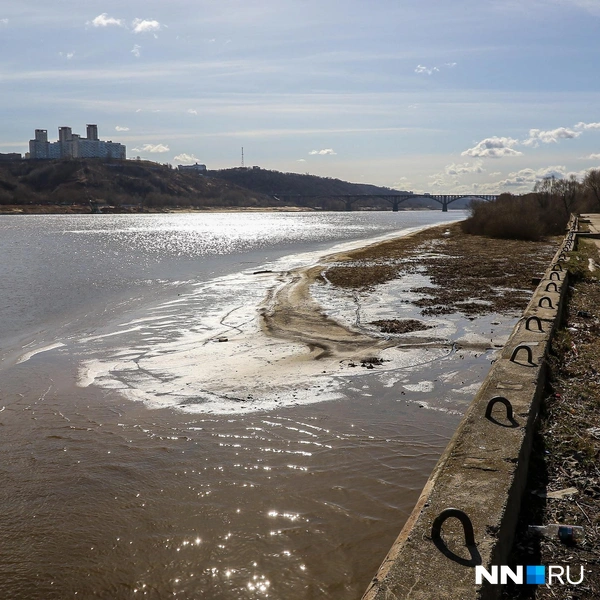 Обычно в это время берег находится под водой | Источник: Наталья Бурухина / NN.RU