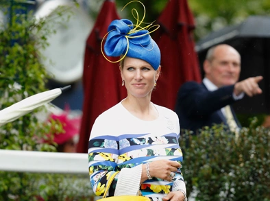Зара Филлипс в платье Mary Katrantzou на Royal Ascot