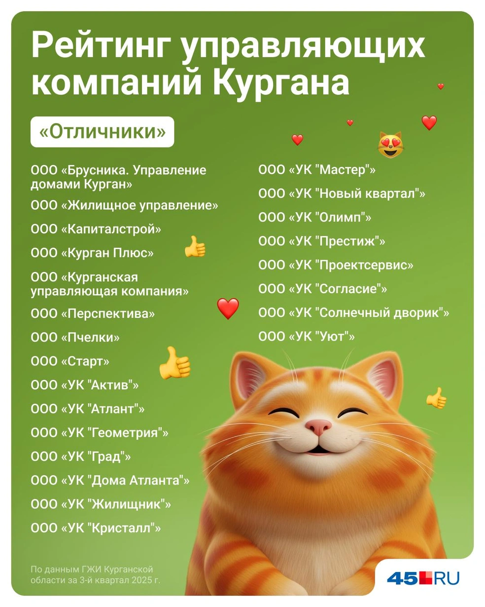 Половина всех управляющих компаний Кургана вошла в список отличников рейтинга ГЖИ | Источник: Евгения Бикунова /Городские медиа