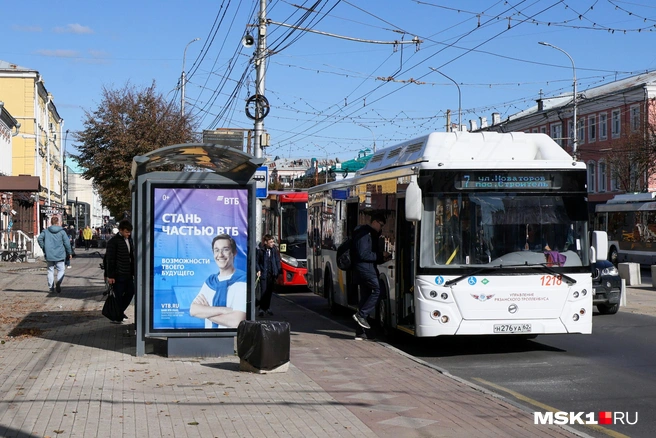 Рязанцы не первый раз остаются недовольны автобусами в городе | Источник: Артём Устюжанин / MSK1.RU