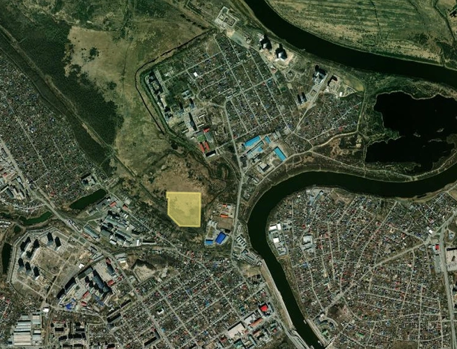 Новая ТЭЦ-3, если появится, то недалеко от ДОКа | Источник: GoogleMaps