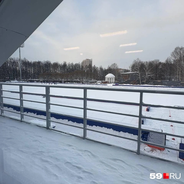 Размеры катка впечатляют | Источник: Екатерина Вохмянина / 59.RU