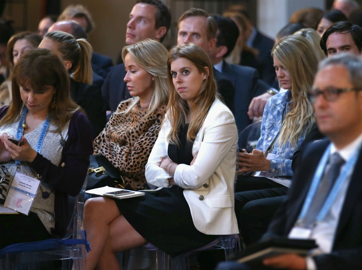 Принцесса Беатрис на конференции во Флоренции, 23 апреля 2015