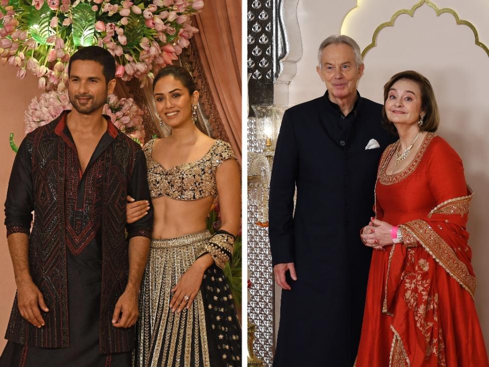 Шахид Капур и Мира Раджпут; Тони Блэр и Чери Блэр | marieclaire.ru