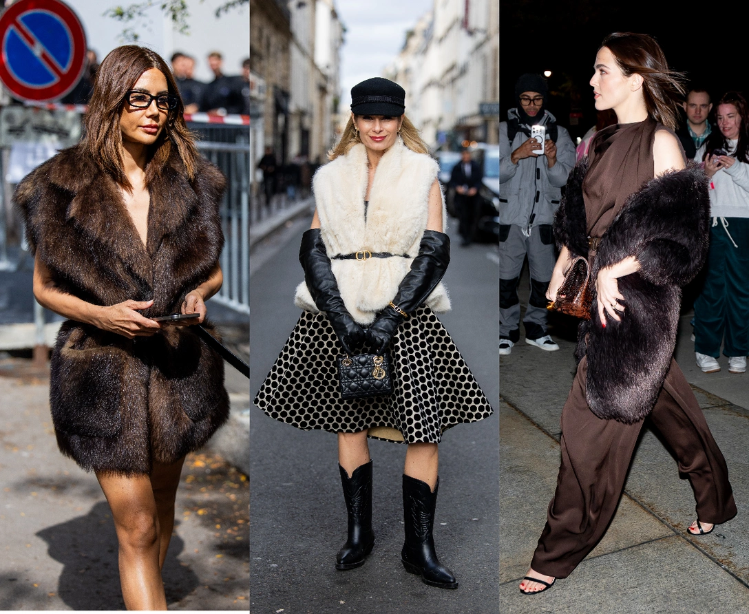 Меховые жилетки снова в тренде, но не те, что мы любили в нулевых | marieclaire.ru