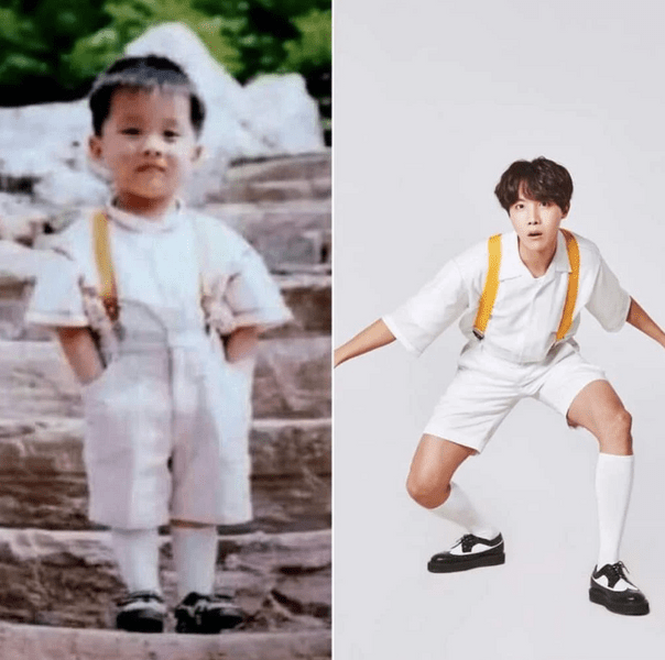 Милота дня: BTS воссоздали свои детские фотографии