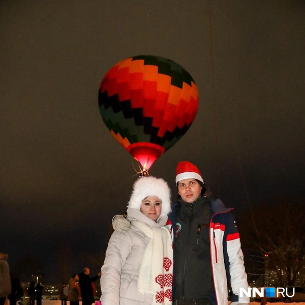 Сфотографироваться рядом с воздушными шарами можно было бесплатно | Источник: Наталья Бурухина / NN.RU