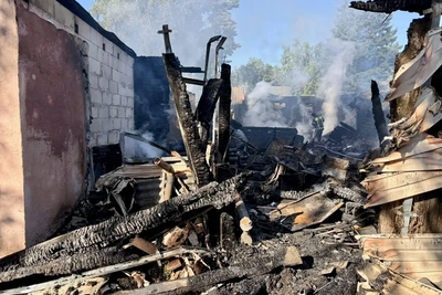 Пожар на Увале в Кургане: 20 человек без жилья