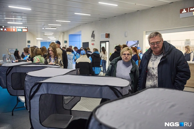 Выставка-устройство проходит в секторе Е9 | Источник: Александр Ощепков / NGS.RU