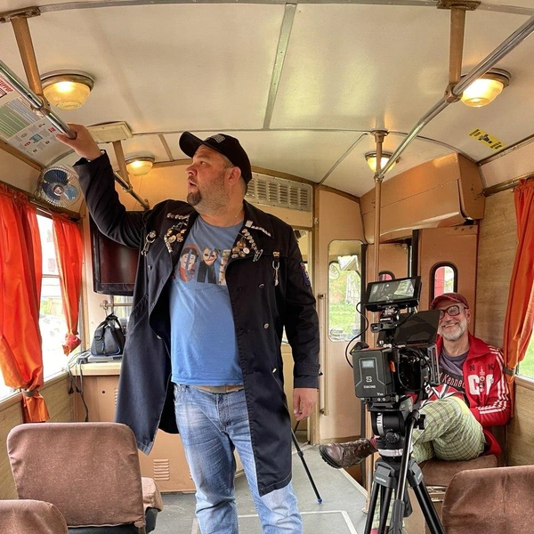 Съемки в ретротрамвае в Иркутске | Источник: Павел Скоробогатов