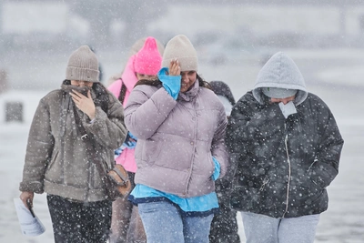 Sharp warming, wet snow as southern cyclone nears Tomsk