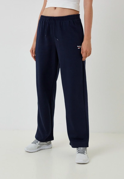 Брюки спортивные Reebok REEBOK ID OPEN HEM PANT, цвет: синий, RTLACW332701 — купить в интернет-магазине Lamoda