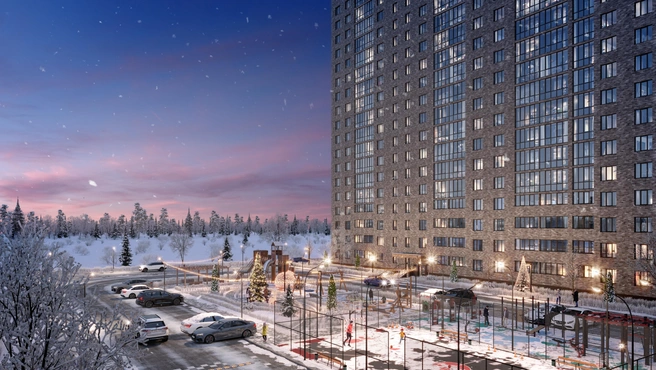 Новый дом сохранит все преимущества проекта и дополнится собственной прогулочной аллеей | Источник: ЖК «Новые горизонты»