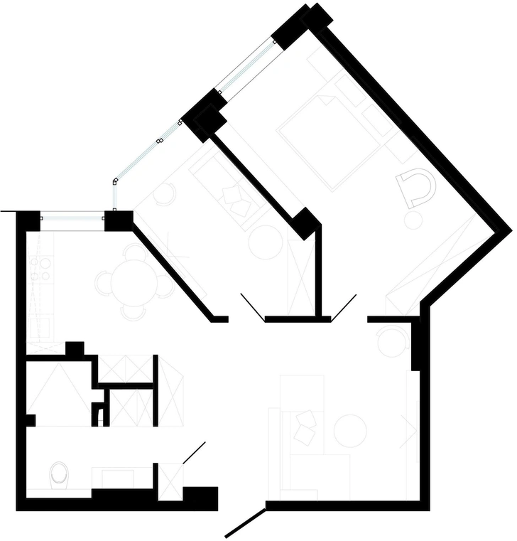 Светлая квартира 67 м² в Ростове-на-Дону