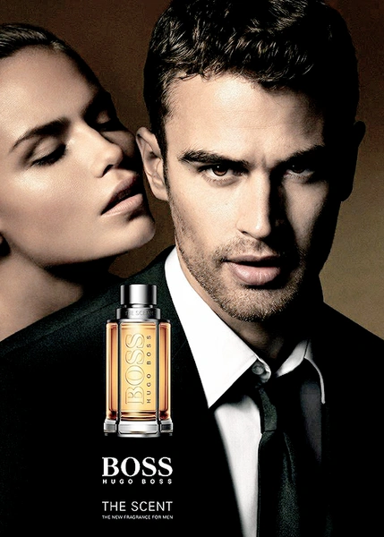 Тео Джеймс и Наташа Поли в рекламе Boss The Scent