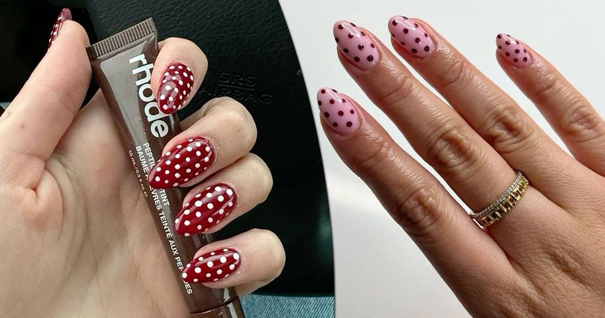 Polka dot nails: главный маникюр весны 2025, который уже стал вирусным