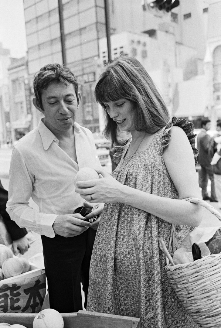 Джейн Биркин и Серж Генсбур: редкие кадры из их поездки в Токио