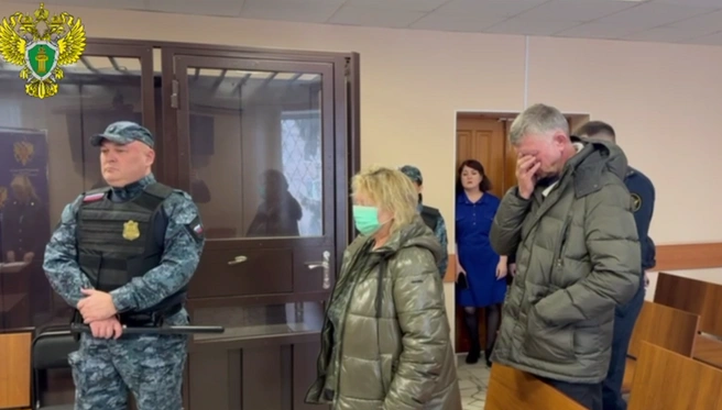 В суде над застройщиком рыдали | Источник: скрин видео / Прокуратура РБ