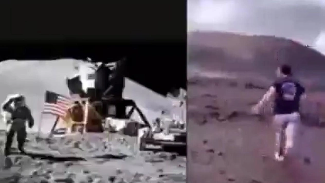 В «Твиттере» нашли видео, после которого все стали спорить, были ли американцы на Луне