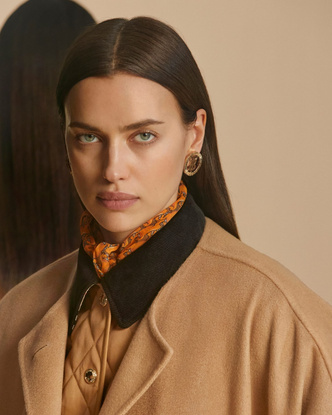 Я и моя тень: Ирина Шейк и ее двойник в лукбуке Burberry