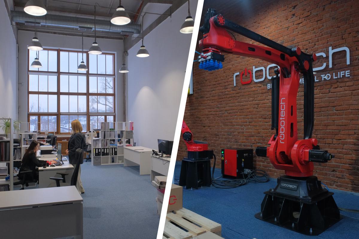 В мире промышленных роботов: гуляем по офису пермской компании «Роботех» — он разместился в лофте с видом на Каму