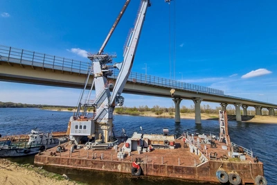 Затонувшие суда подняли со дна Ахтубы