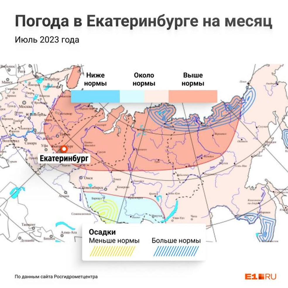 Погода екатеринбург июль 2019